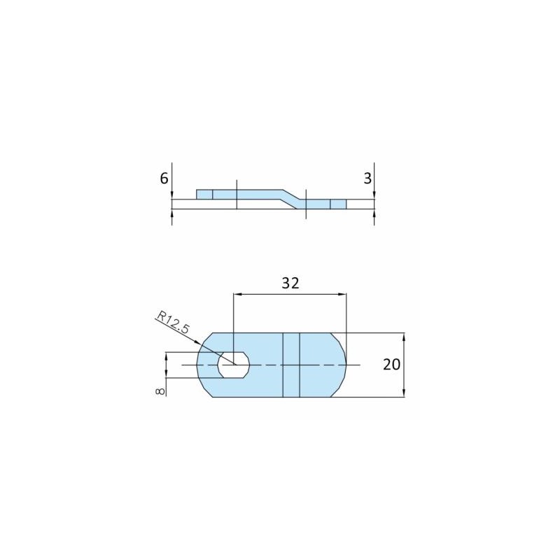 came pour carré 10,1mm