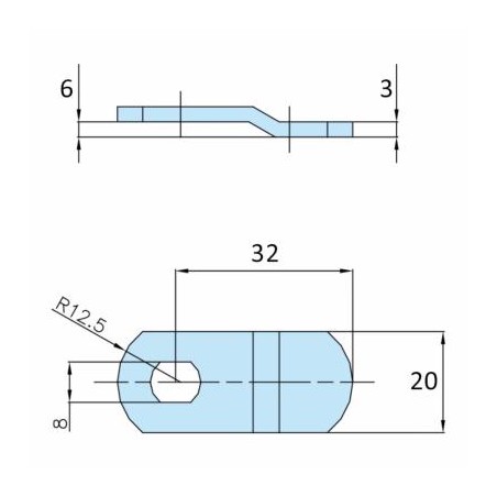 came pour carré 10,1mm