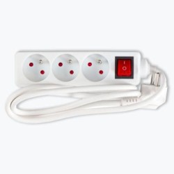 Multiprise 3 entrées, 150cm cabl1.4