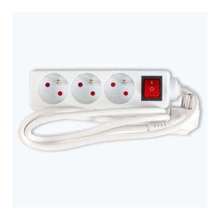 Multiprise 3 entrées, 150cm cabl1.4
