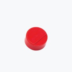 bouton rond rouge lola